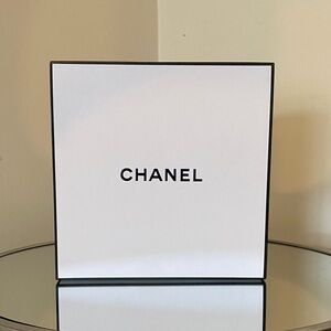 Chanel Elegant White Box with Black Edges